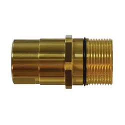 61053 - 1 In Fnpt Brass Wingnut Nipple, Max Pressure 3000 Psi, Temp -40 To 250°F 1