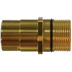 61055 - 1-1/2 In Fnpt Brass Quick Disconnect Drybreak Coupler With Wing Nut 1