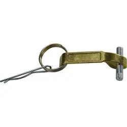 61455 - 3/4 In Brass Handle Assembly For Cam And Groove Fittings 1