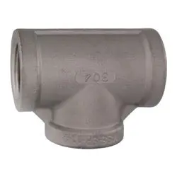 62251Ms - 304 Stainless Steel Tee Fitting - 1/4-In Female Npt X 1/4-In Female Npt X 1/4-In Female Npt 1