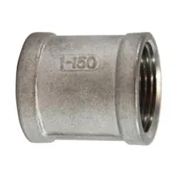 62420 - 3-In Female Npt Banded Coupling, 304 Stainless Steel, 150 Lb Pressure Rating 1
