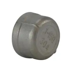 62474 - 3/4-In Fpt Stainless Steel Cap, Asme B1.20.1, 150 Lb Pressure Rating 1