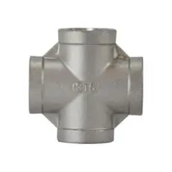 63396 - 1-1/4 In Fpt Cross Fitting, 316 Stainless Steel, 150 Psi Pressure Rating 1