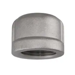 63481Ms - 4 In Fpt Female Npt Cap, 316 Stainless Steel, Class 150, Asme B31 Compatible 1