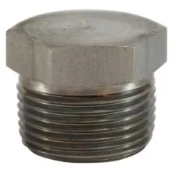 63662 - 3/8 In Mpt Solid Hex Head Plug, 316 Stainless Steel, 150 Lb Pressure 1