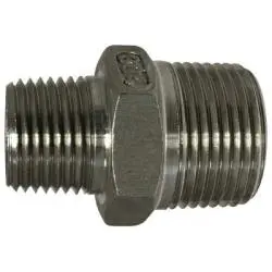 63740 - 1/4 In Mpt X 1/8 In Mpt 316 Stainless Steel Reducing Hex Nipple 1