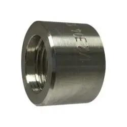 63775B1 - 1 In Fpt X 1 In Butt Weld Barstock Half Coupling, 316 Stainless Steel 1