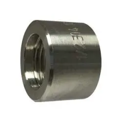 63776B1 - 1-1/4 In Fpt X 1-1/4 In Butt Weld 316 Stainless Steel Barstock Half Coupling 1