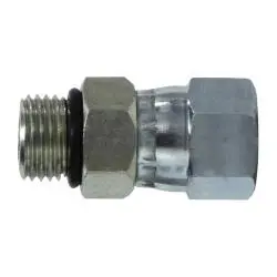 6402O2020 - 1-1/4-In Male O-Ring Boss To 1-1/4-In Female Jic Swivel Steel Adapter, 1800 Psi, 375°F 1