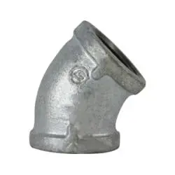 64183 - 1/2 In Fpt X 1/2 In Fpt Galvanized 45-Degree Malleable Iron Elbow Fitting 1