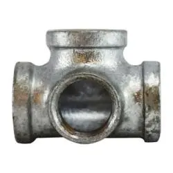 64385 - Galvanized Malleable Iron Side Outlet Tee - 1 In Fpt X 1 In Fpt X 1 In Fpt 1