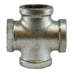 64394 - Galvanized Iron Fpt Cross With Four 3/4 In Connections 1