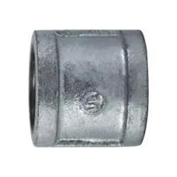 64410 - 1/8 In Fpt X 1/8 In Fpt Galvanized Iron Coupling, Rated 150 Lb, -20 To 350°F 1