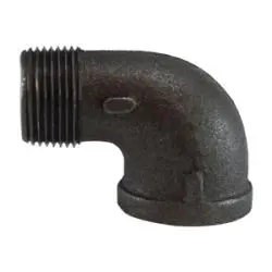 65171 - 4 In Mpt X 4 In Fpt Black Malleable Iron 90-Degree Street Elbow Fitting 1
