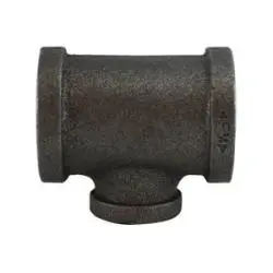 65318 - Malleable Iron Reducing Tee Fpt 1-1/2 In X 1-1/2 In X 1 In, Ansi B16.3, 150 Lbs Rating 1