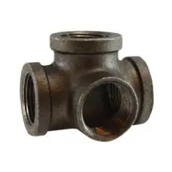 65383 - Malleable Iron Side Outlet Tee - 1/2 In Fpt X 1/2 In Fpt X 1/2 In Fpt, 150 Lb Pressure Rating 1