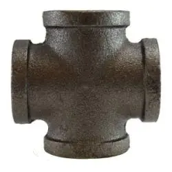 65390 - Malleable Iron Cross Fitting - 1/8 In Fpt X 1/8 In Fpt X 1/8 In Fpt X 1/8 In Fpt 1