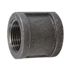 65580 - 3 In Fpt X 3 In Fpt Black Malleable Iron Coupling, Rated 150 Lb 1