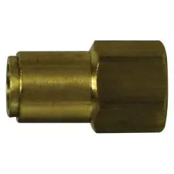 660604 - Brass Straight Connector 3/8 In X 1/4 In Fnpt For Tube Connections 1