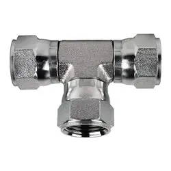 6606888 - 1/2-In Female Jic Swivel Steel Tee Fitting, 2.76 In Length 1