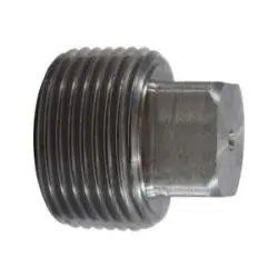 67671 - 1/4 In Mnpt Carbon Steel Solid Square Head Plug, 0.73 In X 0.37 In Dimensions 1
