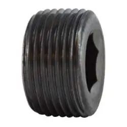 67763F - 3/8 In Mpt Steel Flush Plug With Zinc-Plated Finish 1