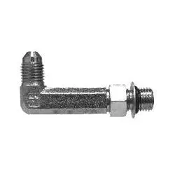 6801Lllnwo6 - 3/8-In Male Jic X 3/8-In Male Adjustable O-Ring Boss Steel 90-Degree Elbow Fitting 1