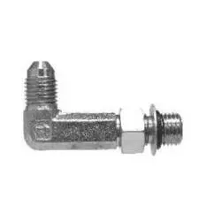 6801Llnwo108 - 5/8-In Male Jic To 1/2-In Male O-Ring Boss Steel 90-Degree Elbow Fitting 1