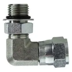 6809Nwo88 - 1/2-In Male O-Ring Boss X 1/2-In Female Jic Steel Swivel Elbow Fitting 1