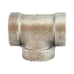 68251 - Galvanized Iron Tee Fitting, 1/4 In Fpt X 1/4 In Fpt X 1/4 In Fpt, Ansi B16.3, 300 Lb 1