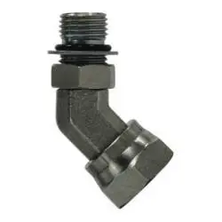 6902Nwo108 - 45° Steel Swivel Adapter Elbow - 5/8 In Male Orb X 1/2 In Fnpsm 1
