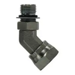 6902Nwo128 - 45° Swivel Elbow Adapter - 3/4 In Male Orb X 1/2 In Fnpsm, Steel Construction 1
