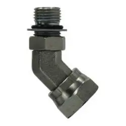 6902Nwo2020 - 1-5/8 In Male Orb X 1-1/4 In Fnpsm 45-Degree Swivel Steel Elbow Fitting 1