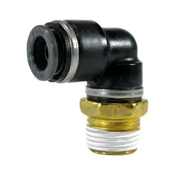 690402Sc - 90-Degree Male Elbow Fitting, 1/4-In Push-To-Connect X 1/8-In Npt, Composite Material 1