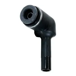 69P0404c - Composite 90-Degree Elbow Fitting - 1/4-In Push-To-Connect X 1/4-In Plug-In Stem 1
