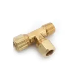 700071-0404 - 1/4-In Compression X 1/4-In Compression X 1/4-In Male Nptf Lead-Free Brass Run Tee 1