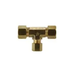 700084-060604 - Lead-Free Brass Reducing Tee - 3/8-In X 3/8-In X 1/4-In For Plumbing 1