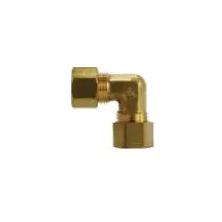 700085-1008 - 90-Degree Lead-Free Brass Reducing Elbow, 5/8-In X 1/2-In, Compression Connections 1