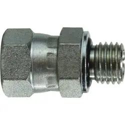 7025616 - 3/8 In Jic Swivel X M16 X 1.5 Male Metric Steel Connector Fitting 1