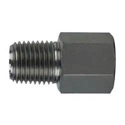 7033-08-12 - Steel Adapter, 1/2-In Male Npt X 3/4-In Female Bspp, 1/2-14 X 3/4-14 Threads 1
