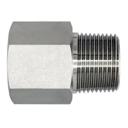7040-12-12 - 3/4-In Female Npt X 3/4-In Male Bspt Steel Straight Adapter 1
