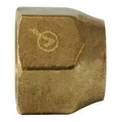 704018-08 - 1/2-In Female Flared Lead-Free Brass Sae 45-Degree Flare Short Nut 1