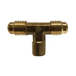 704045-0606 - 45-Degree Flare Male Branch Tee, 3/8-In X 3/8-In X 3/8-In, Lead-Free Brass 1