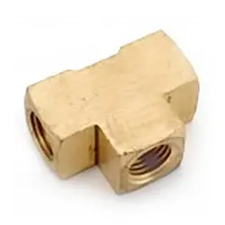 706101-08 - Lead-Free Brass Barstock Tee Fitting - 1/2-In Fpt X 1/2-In Fpt X 1/2-In Fpt 1