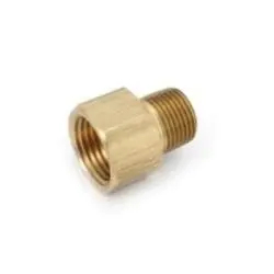 706120-0404 - 1/4-In Fpt X 1/4-In Mpt Lead-Free Brass Pipe Adapter, 1 In Length 1