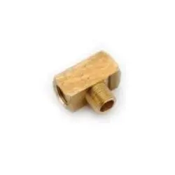 706131-06 - Lead-Free Brass Barstock Tee Fitting, 3/8 In Fpt X 3/8 In Mpt X 3/8 In Fnpt 1