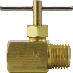 709135-04 - 1/4 In Mip X Fip Lead-Free Brass Needle Valve 1