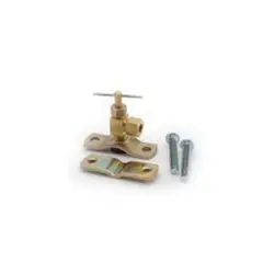 709195-06 - 3/8 In Brass Lead-Free Amc Saddle Valve With Compression Fittings 1