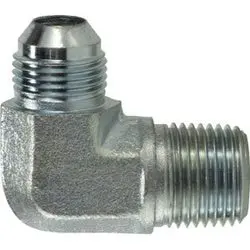 720044 - 1/4 In Mjic X 1/4 In Male Bspt Steel 90 Degree Elbow Fitting 1