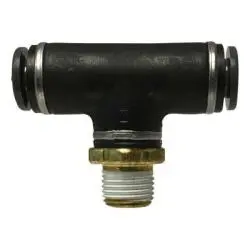 720606Sc - 3/8-In Push-To-Connect X 3/8-In Push-To-Connect X 3/8-In Male Npt D.O.T. Branch Tee 1